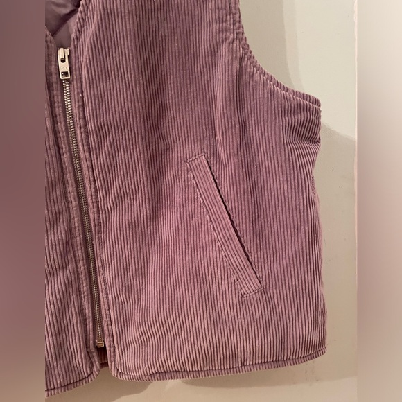 TNA carlaw corduroy purple vest size small oversized - Picture 5 of 11